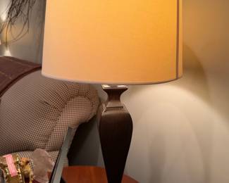 Transitional Dark Bronze Table Lamp