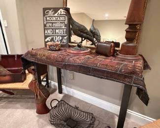 Bronze Turkey Sculpture on Wood Base