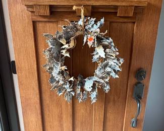 Dried Birch Leaf Wreath