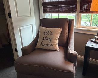 Contemporary Upholstered Accent Armchair