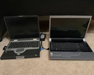 Vintage Compaq Presario 1500 and Dell Studio 1535 Laptops