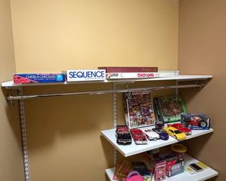 Assorted Vintage Board Games and Collectible Toys