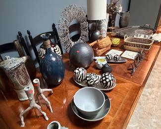 Assorted Contemporary Decorative Home Decor Collection with Japanese-Inspired and Artistic Pieces