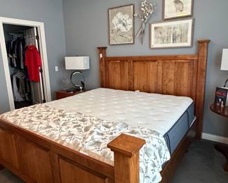 Amish Mission Style Solid Wood Bed Frame