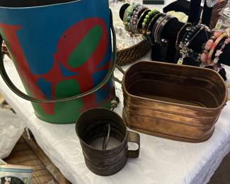 Copper and cool stuff. Check out mini sifter