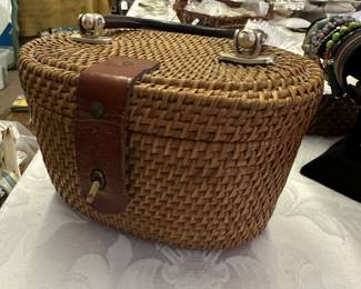 Wicker handbag. 1980’s