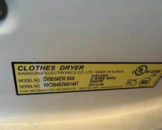 #25 - $300 - Whirpool washer BUY BOTH for $570