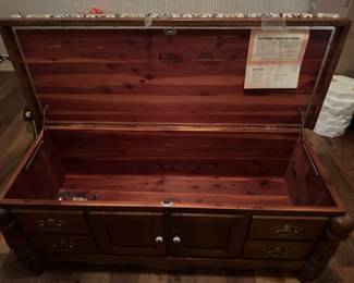 #7 - $110 - Lane cedar chest with 1970's American Country 48x22x18