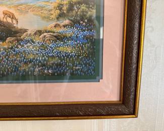 #54 - $70 -J.Gibson print of the Texas Hill Country -27x24