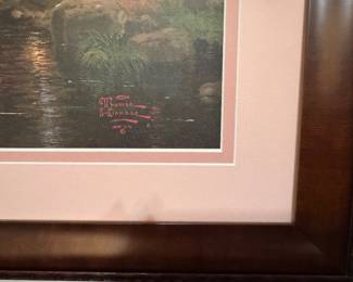 #30A - Thomas Kinkade "Mountains declare his Glory" 13/570 A/P - 38x32