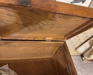 #6 - $150 - James William Jr Lt US navy pine truck 30x16x16