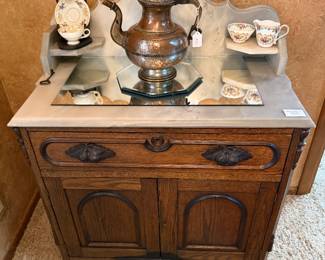 Antique Marble Top Washstand