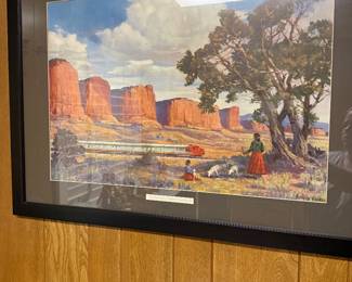 Adolph Heinze “The Red Cliffs of Western New Mexico”