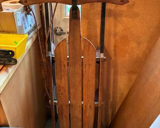 Vintage wooden sled. Excellent condition.