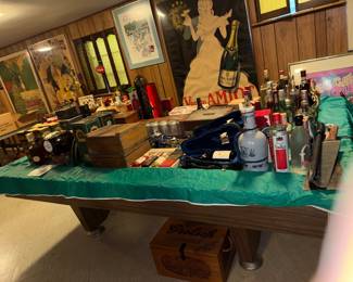 “Loaded” pool table