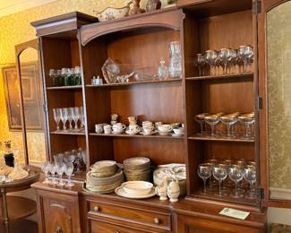 China cabinet…they’re making a comeback