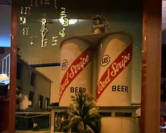 Red Stripe Beer clock