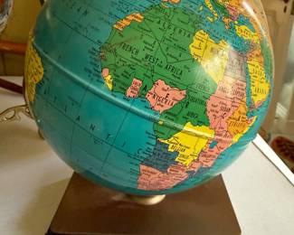 Vintage globe