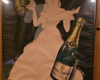 Individual view of bubbly poster