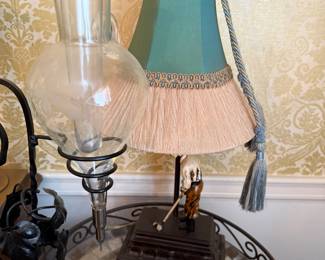Golfer lamp
