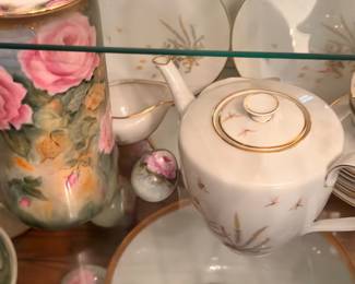Hand painted teapot