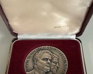 Clinton 2nd inauguration medallion