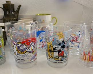 Disney glassware