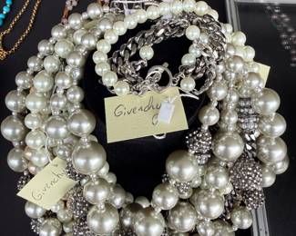 Givenchy statement necklaces.