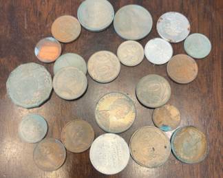 Assorted Australian coins