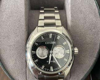 Men’s Citizen Eco drive.