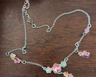 Swarovski necklace with matching earrings