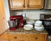 Mixer and plates