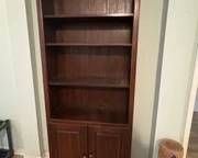 Shelving Unit Large with 2 doors brown wood 2nd unit