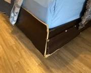 Bed Drawer Dog Chewed