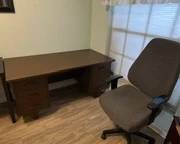 Desk with chair