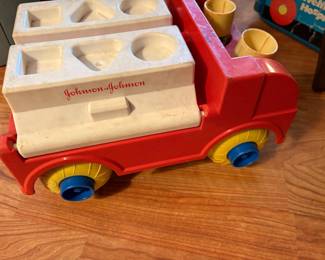 Vintage Johnson & Johnson Toy Truck