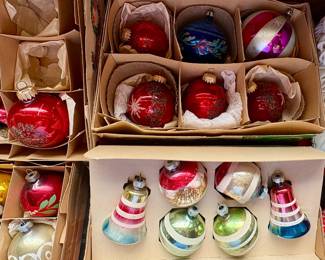 Vintage Mercury Glass Ornaments