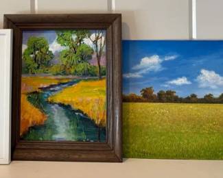 Original Paintings Kenneth Burnside Sulmaz Radvand M White