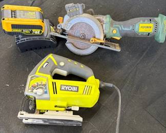Ryobi Orbital Jigsaw Popman 20v Mini Circular Saw