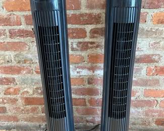 Pair Of OmniBreeze Oscillating Tower Fans