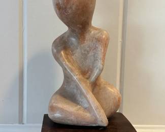 Carved Stone Figure