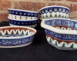 Boleslawiec Polish Pottery Bowls