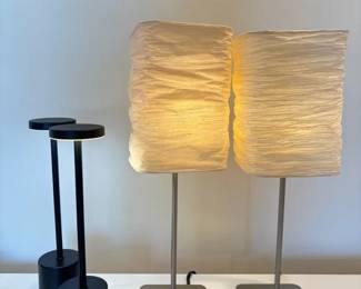 Pair Of Ikea Orgel Magmarp Table Lamps