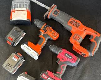 Black Decker 20V Drill Reciprocating Saw More