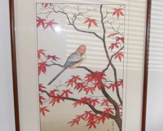 TOSHA YOSHIDA WOODCUT PRINT