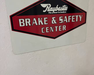Lot 26: Raybestos Brake & Safety Center sign
