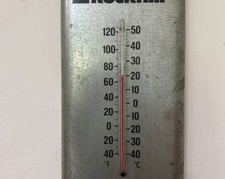 Lot 4: Rockhill dual-scale wall thermometer