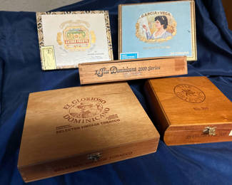 Lot 239: Assorted cigar boxes