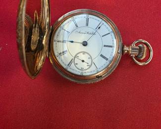 14K pocket watch