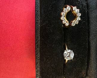 Gorgeous custom made wedding set featuring a 2.04ct NATURAL DIAMOND center stone